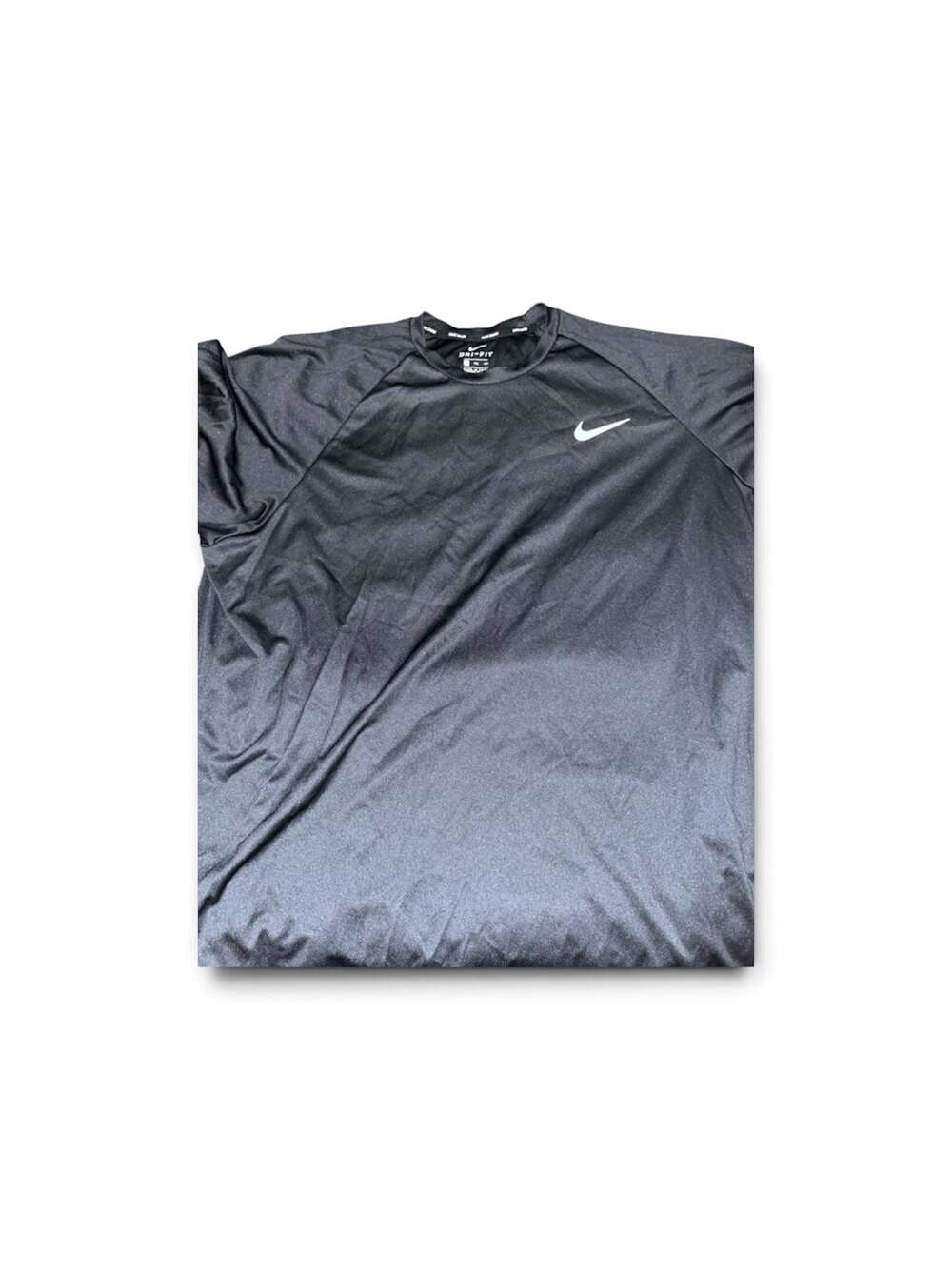 Nike Men's Essential Dri-FIT Hydroguard Short Sleeve Swim Shirt Black